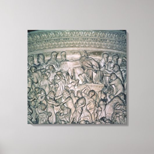説教壇の詳細, 1302-10 キャンバスプリント (正面)