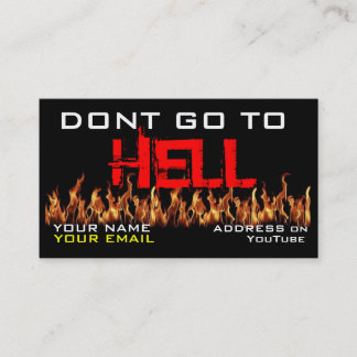 説教者の名刺 名刺