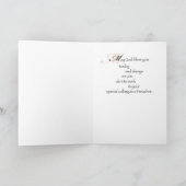 説教者の調整おめでとうクロス カード (内部)