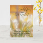 説教者の調整、リリー&クロス カード (黄色い花)