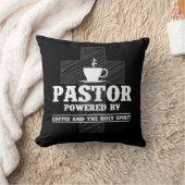 説教者コーヒー愛好家の聖霊カフェイン牧師 クッション (ブランケット)