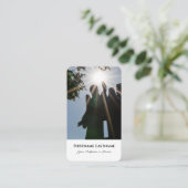 説教者モルティシャンスピリチュアルヒーラーエンジェル像 名刺 (スタンド正面)