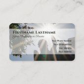 説教者モルティシャンスピリチュアルヒーラーエンジェル像 名刺 (裏面)