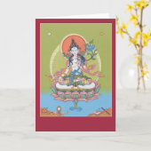 -説明および信念の…白いタラを梳いて下さい カード (黄色い花)