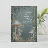 説明しがたい 青灰色の キノコの森 黄金の光 招待状 (スタンド正面)