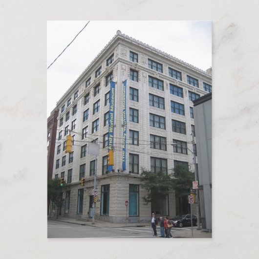 説明アンディ。ピッツバーグ博物館 ポストカード (正面)