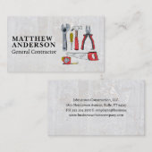 説明ハンドツール | 建築 名刺 (正面/裏面)