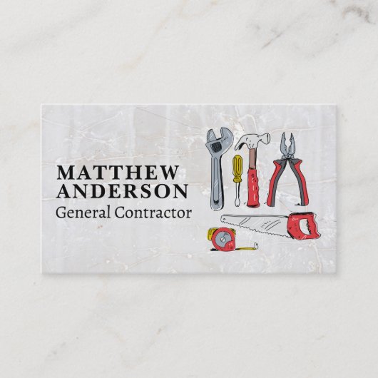 説明ハンドツール | 建築 名刺 (正面)