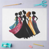 説明ファッションハイクラスショー女性 薄葉紙 (クラフト)