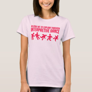 説明的なダンス-レディースティー Tシャツ