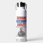 説明責任の要求 ウォーターボトル (正面)