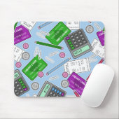説明/会計士のテーマパターン マウスパッド (マウス)