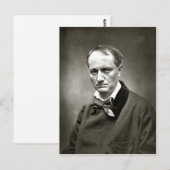 説明Charles Baudelaire (1821-1867)スキャン ポストカード (正面/裏面)
