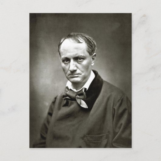 説明Charles Baudelaire (1821-1867)スキャン ポストカード (正面)