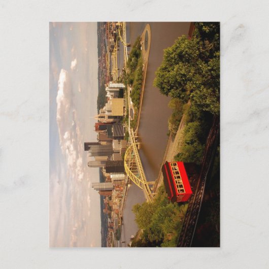 説明enダウンタウンのビュー:ピッツバーグ,ペニー ポストカード (正面)