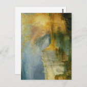 説明J. M. W. Turner - The Burning of the H ポストカード (正面/裏面)