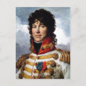 説明Joachim Muratのポートレートの断片 ポストカード (正面)