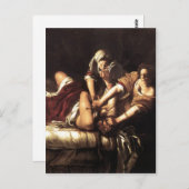 説明Judith Beheading Holofernes, cの油 ポストカード (正面/裏面)
