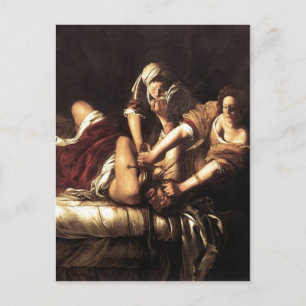 説明Judith Beheading Holofernes, cの油 ポストカード