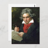 説明Ludwig van Beethoven (17701827) auf ei ポストカード (正面/裏面)