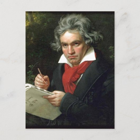 説明Ludwig van Beethoven (17701827) auf ei ポストカード (正面)