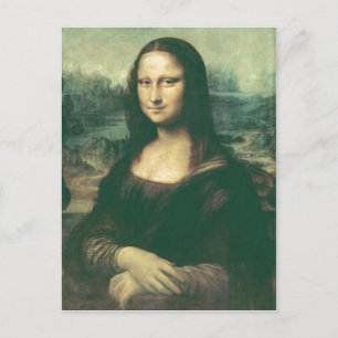 説明Mona Lisaイメージがに対して変更されました ポストカード