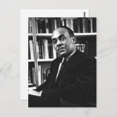 説明Ralph Ellison 、作家とprofe ポストカード (正面/裏面)