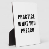 説法を実践する フォトプラーク (側面)