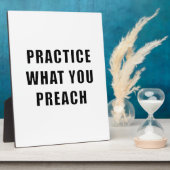 説法を実践する フォトプラーク (側面)