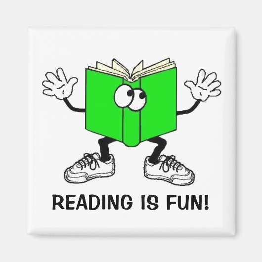 「読おもしろいだ」 冷蔵庫用マグネット広場 マグネット (正面)