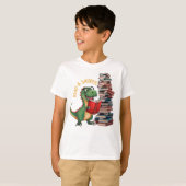 読おもしろい恐竜読の Tシャツ (正面フル)