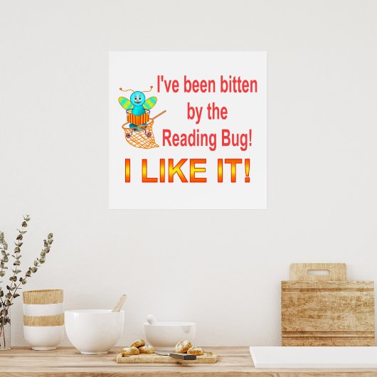 読おもしろい ポスター (キッチン)