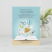 読が心の招待状を広げる 招待状 (スタンド正面)