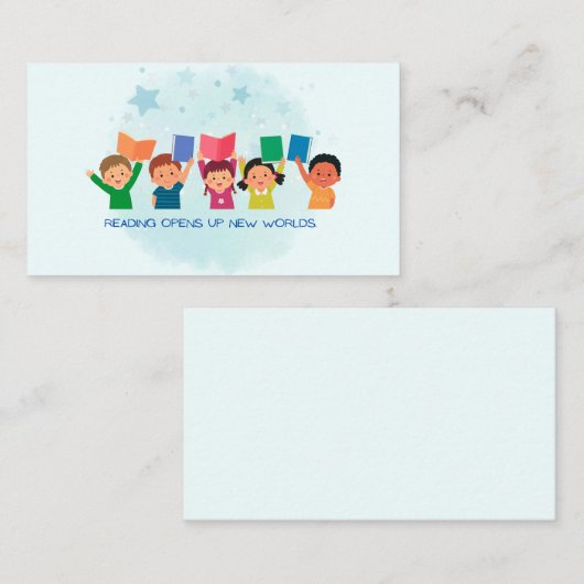 読が新しい世界を開く 名刺 (正面/裏面)