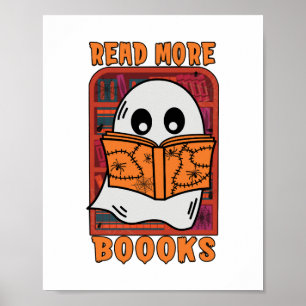 読その他の図書室の幽霊読のハロウィーン ポスター