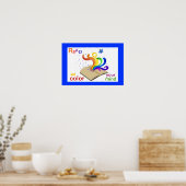 読とあなたの心のリテラシーのポスターを塗る ポスター (キッチン)