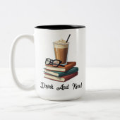 読とシッピング:本好きの組み合わせ ツートーンマグカップ (左)