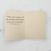 読と考えの – ビクトリアン引用文 カード (内部)