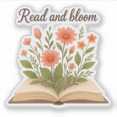 読と開花シール シール (正面)