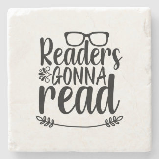 読のアートリーダー読行き ストーンコースター