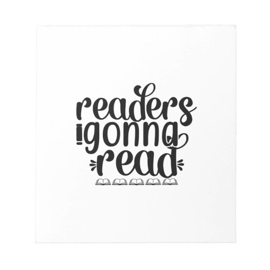 読のアートリーダー読行き ノートパッド (正面)