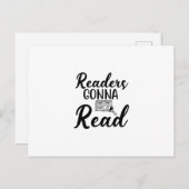 読のアートリーダー読行き ポストカード (正面/裏面)