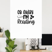 読のア遠くにート行読く ポスター (ホームオフィス)