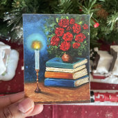 読のイルミネーションファインアートスチルライフブック ポスター