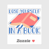 読のモダン引用文本に自分を失う シール (シート)