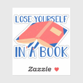 読のモダン引用文本に自分を失う シール