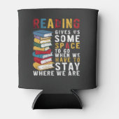 読の与えことわざに行く宇宙おもしろい 缶クーラー (正面)