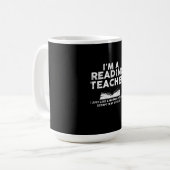 読の先生 – 私はAの読先生 コーヒーマグカップ (正面左)