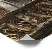 読の幽霊ヴィンテージアンティーク図書室 ポスター (角)