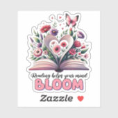 読の心救済の開花 シール (シート)